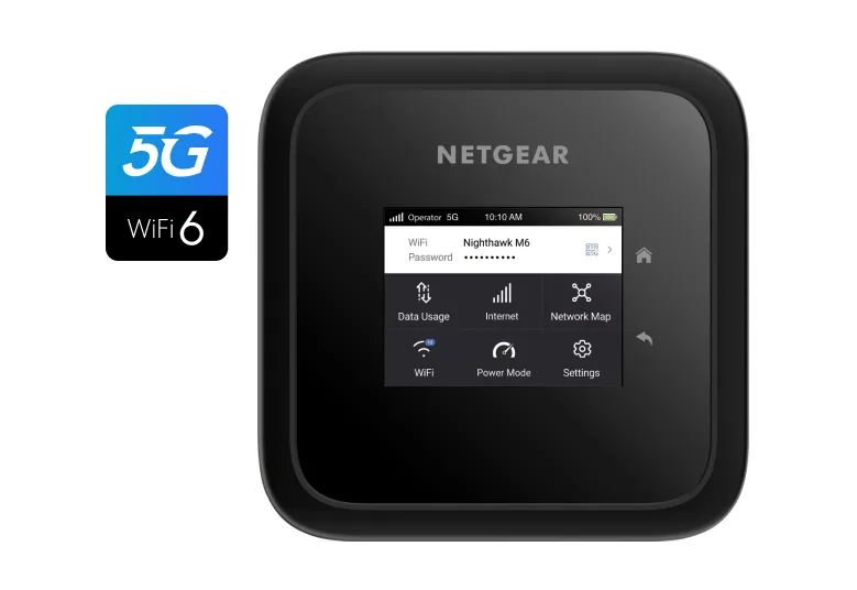 5g wifi 6 hotspot front view